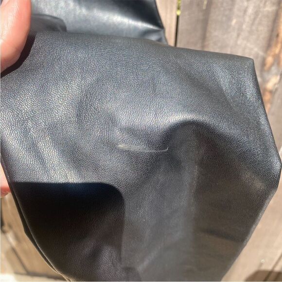ALL SAINTS Cora Faux Leather Leggings in black size 2 - Picture 16 of 16